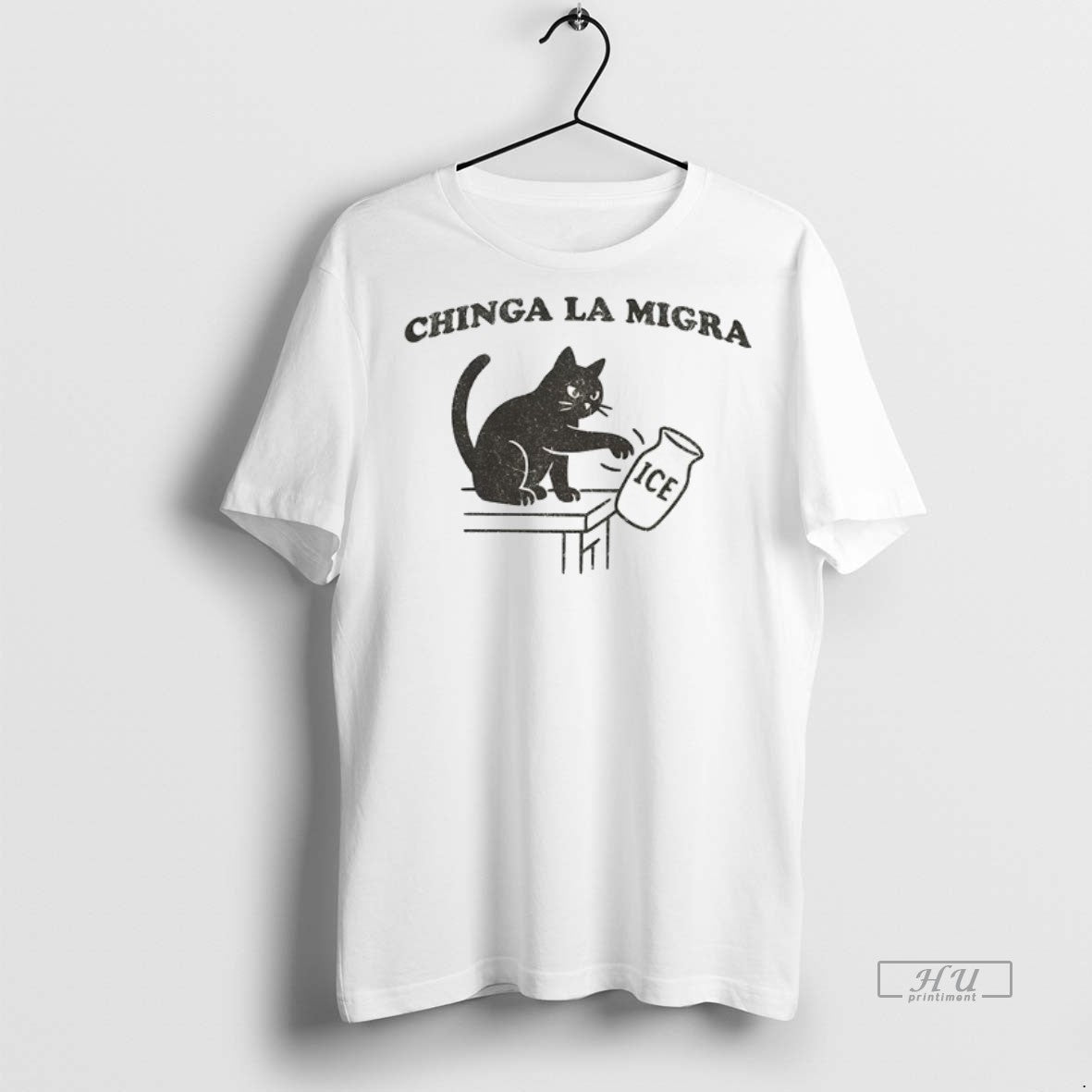 Officials Chinga La Migra Abolish Ice Funny Cat Political T Shirt Sweater