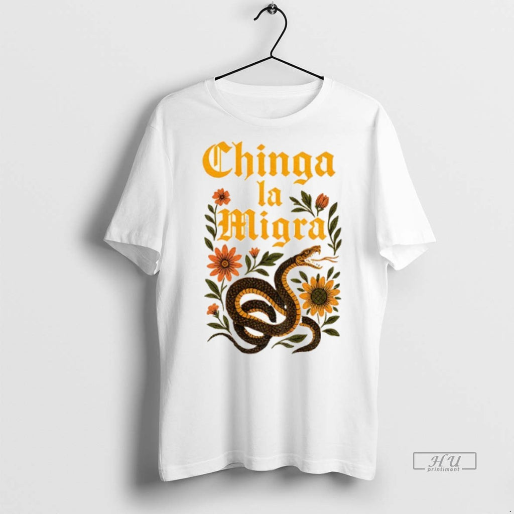 Officials Chinga La Migra Snake Protest Tee Abolish Ice T Shirt Sweater