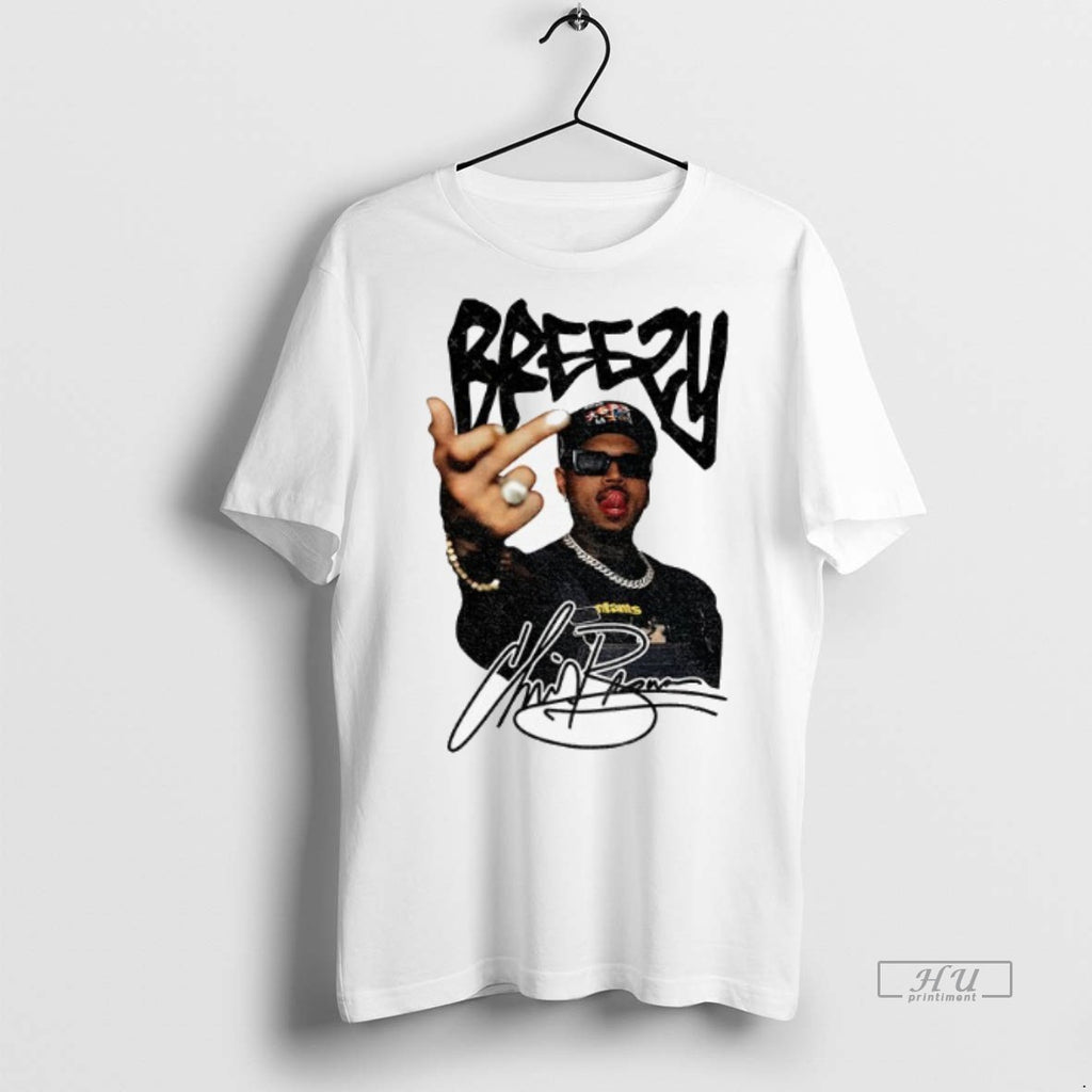 Officials Chris Brown Breezy Bowl Tour 2025 Signature Music T Shirt Sweater