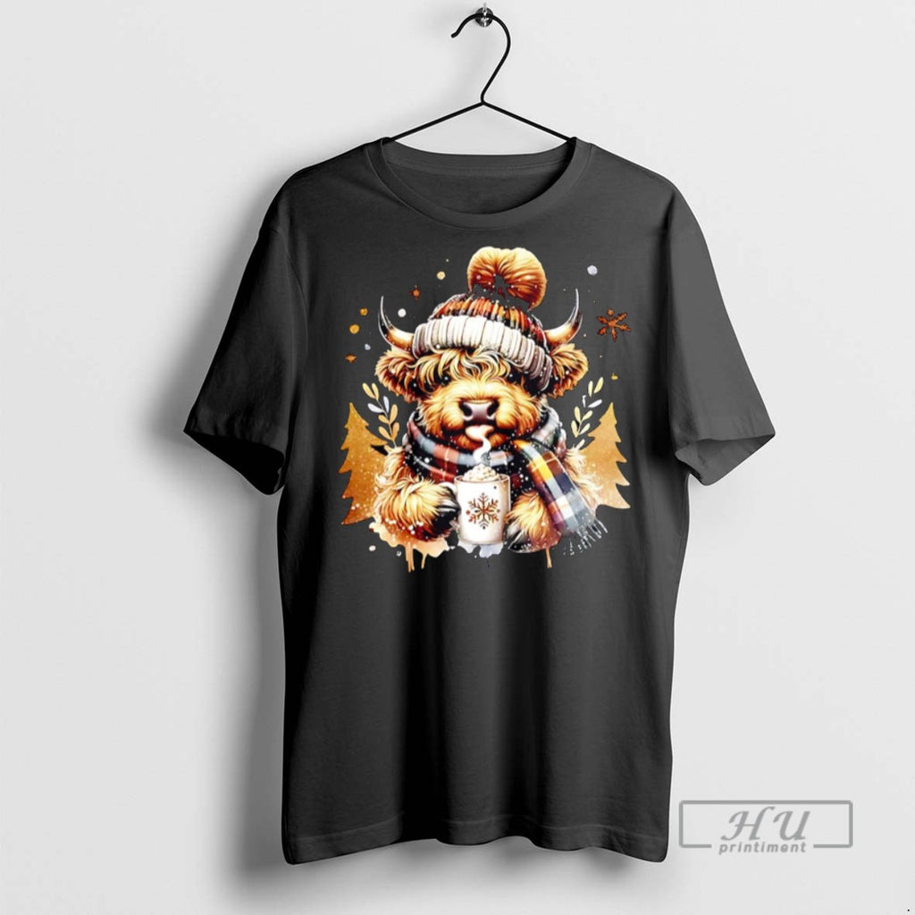 Officials Christmas Cocoa Cow Cute Holiday T Shirts Sweatshirt Hoodies