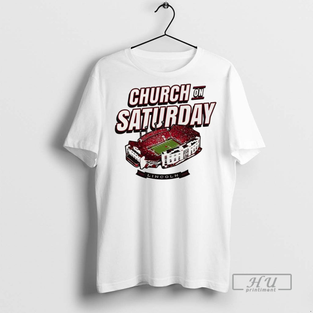 Officials Church On Saturday Nebraska Cornhuskers Memorial Stadium Lincoln T Shirt