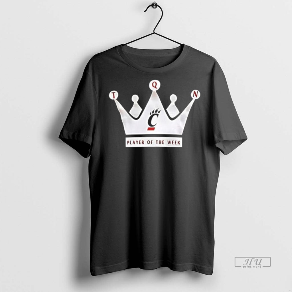 Officials Cincinnati Bearcats Crown Player Of The Week Tee Shirt Sweater