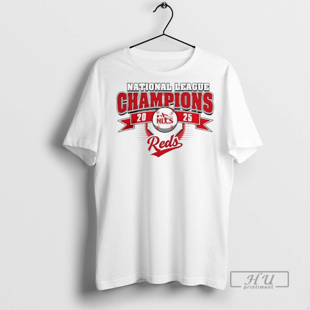 Officials Cincinnati Reds National League Champions Nlcs 2025 T Shirt