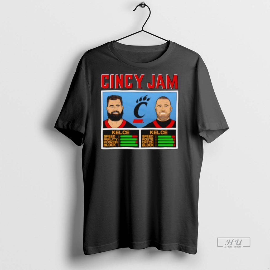 Officials Cincy Jam Jason And Travis Kelce Tee Shirt Sweater