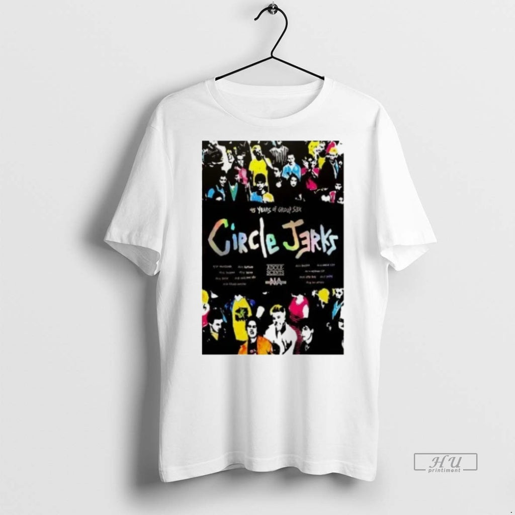 Officials Circle Jerks Group Sex 45 Year Tour 2025 T Shirt Sweater