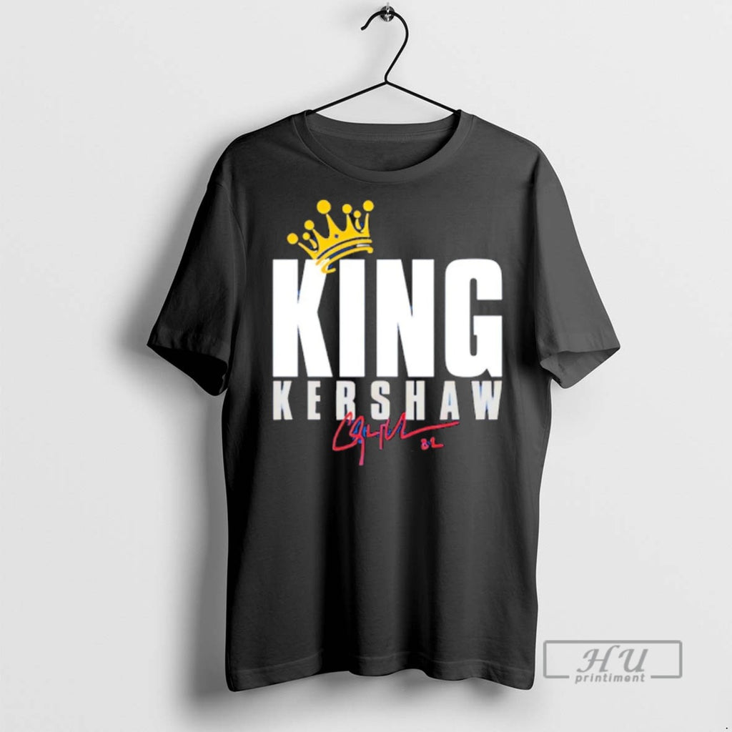 Officials Clayton Kershaw King Kershaw Los Angeles Dodgers Signature T Shirts