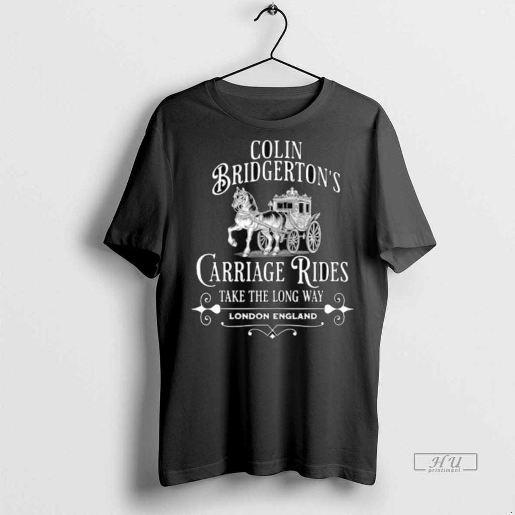 Officials Colin Bridgerton Carriage Rides London England Long Sleve Tee Shirt Sweater
