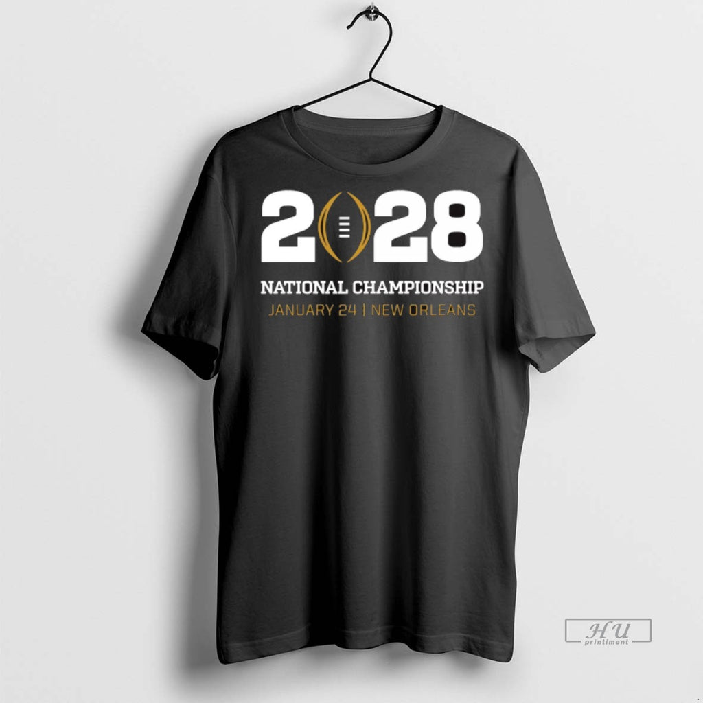 Officials College Football Playoff National Championship January 24 2028 New Orleans Logo Shirt Sweater