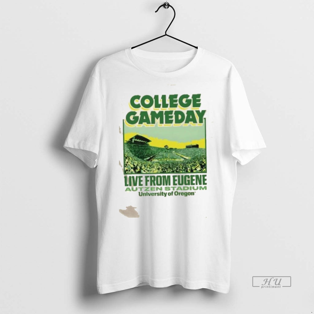 Officials College Gameday Live From Eugene Autzen Stadium University Of Oregon Tee Shirt Sweater