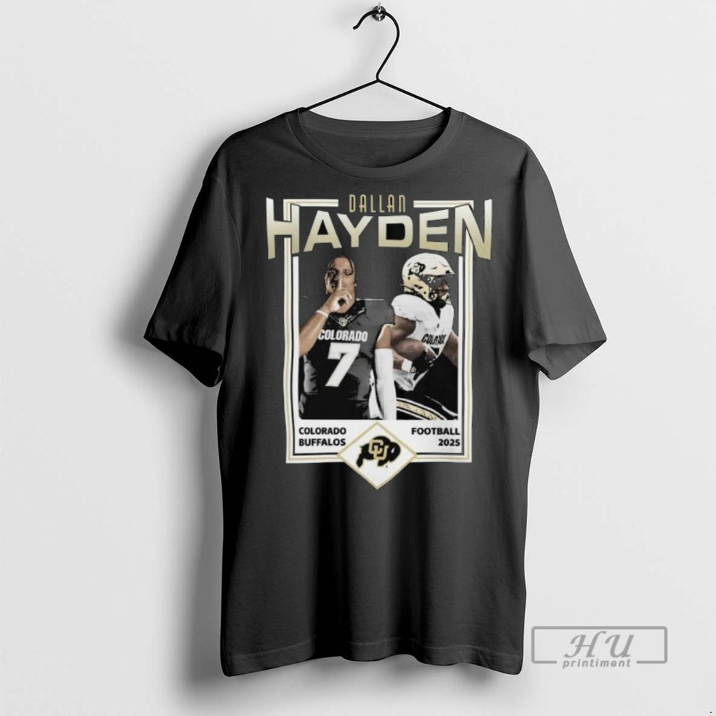 Officials Colorado Buffs Merch Cu Football Dallan Hayden White Shh Long Sleve T Shirt