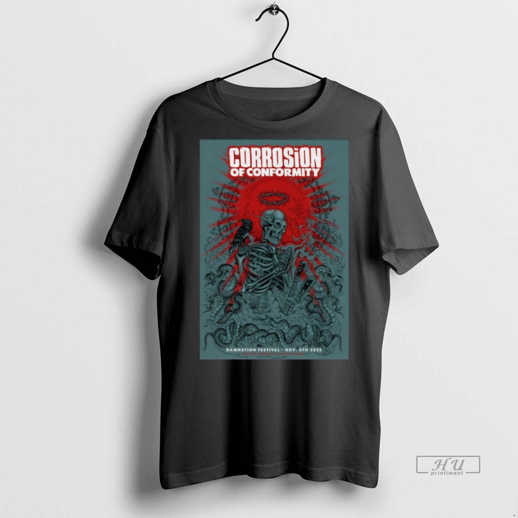 Officials Corrosion Of Conformity November 8th 2025 Damnation Festival Tee Shirt Sweater