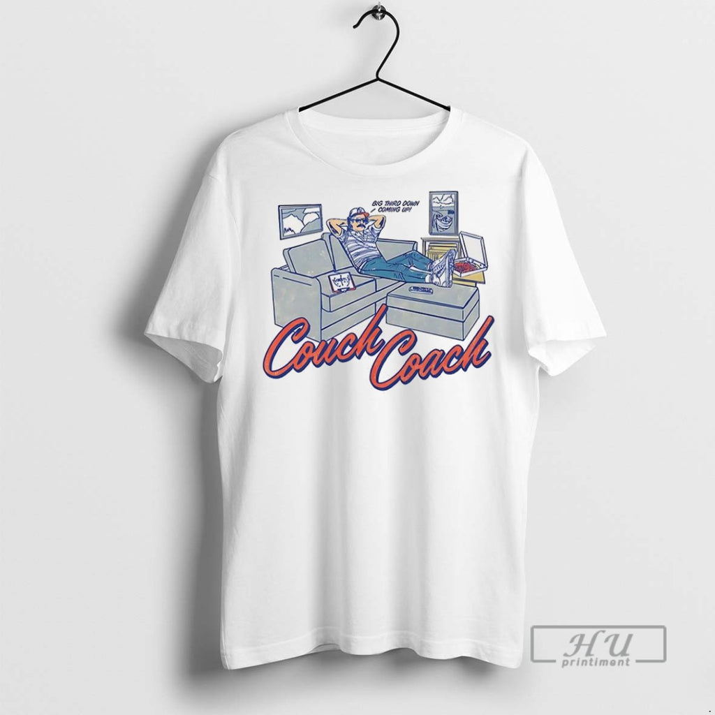 Officials Couch Coach Big Third Down Coming Up Vintage T Shirt