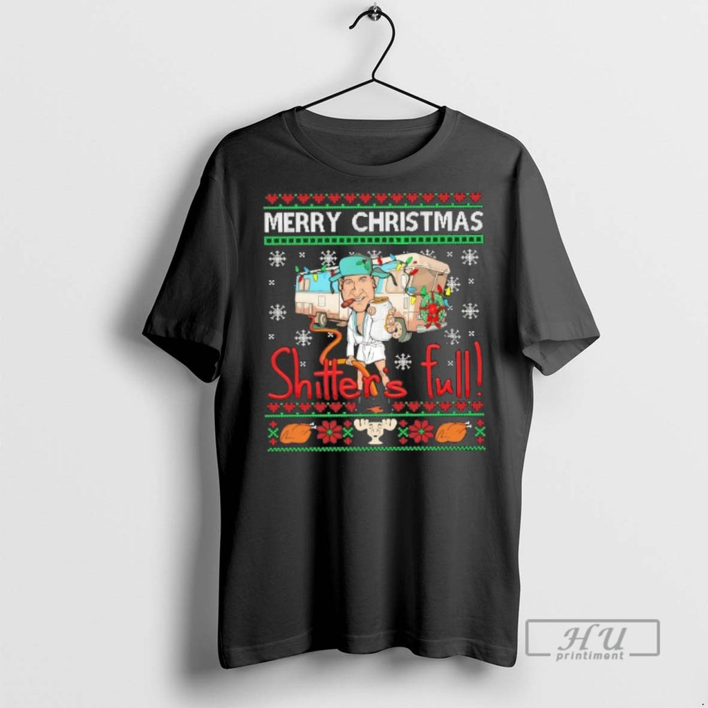 Officials Cousin Eddie Shitter Full Merry Ugly Christmas T Shirt