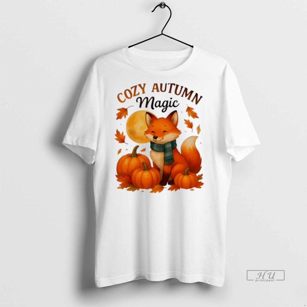 Officials Cozy Autumn Magic Cute Fox Halloween Tee Shirt Sweater