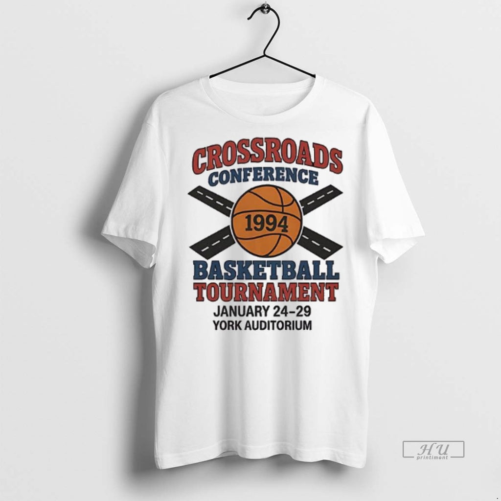 Officials Crossroads Conference Basketball Tournament 1994 Tee Shirt Sweater