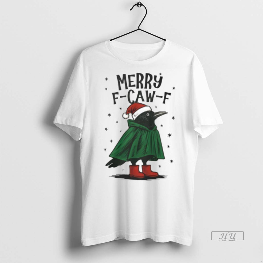Officials Crow Christmas Merry F Caw F Tee Shirt Sweater