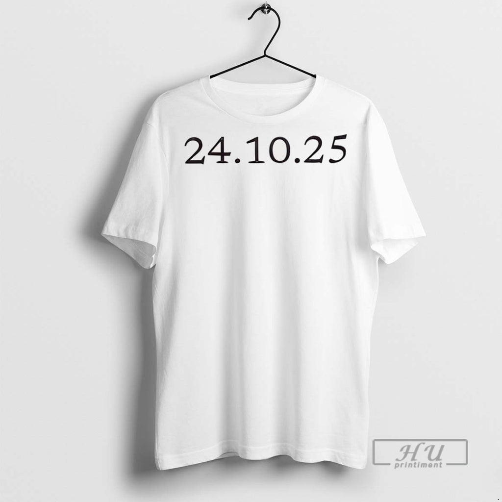 Officials Cruz Beckham With 24 10 25 T Shirt