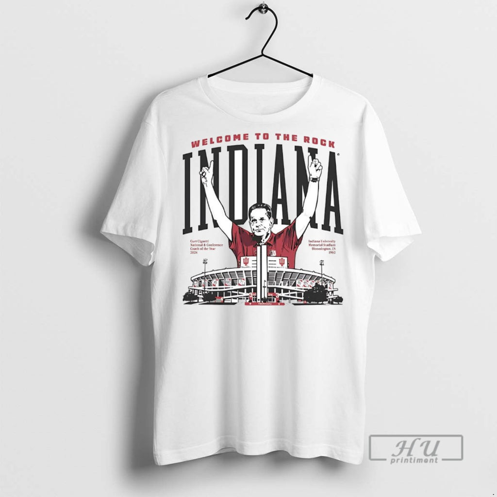 Officials Curt Cignetti Welcome To The Rock Indiana T Shirts
