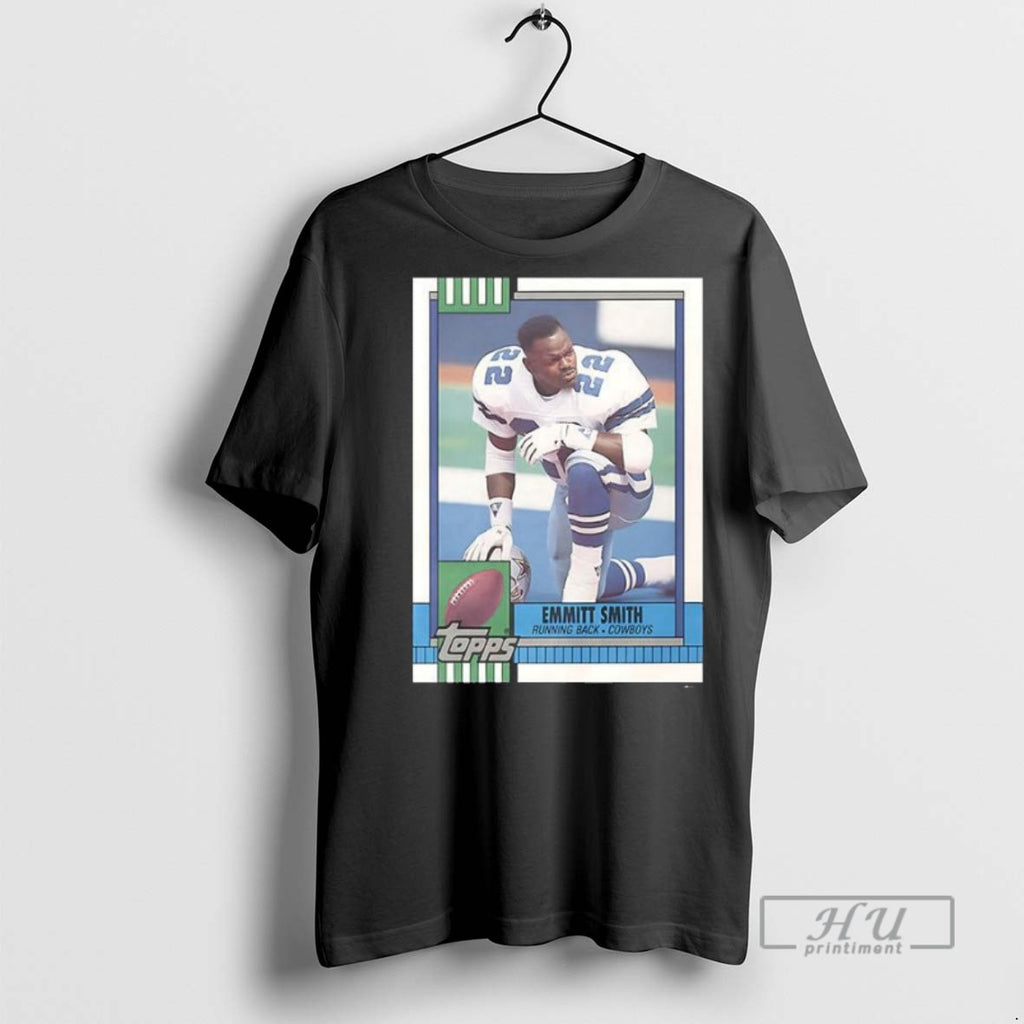 Officials Dallas Cowboys Emmitt Smith Trading Card T Shirt Sweatshirt Hoodies