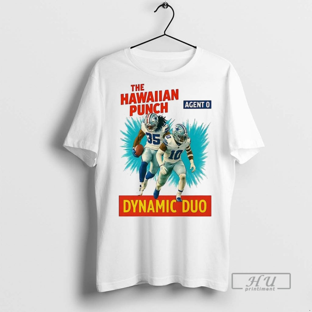 Officials Dallas Cowboys Football The Hawaiian Punch Agent O Dynamic Duo T Shirt