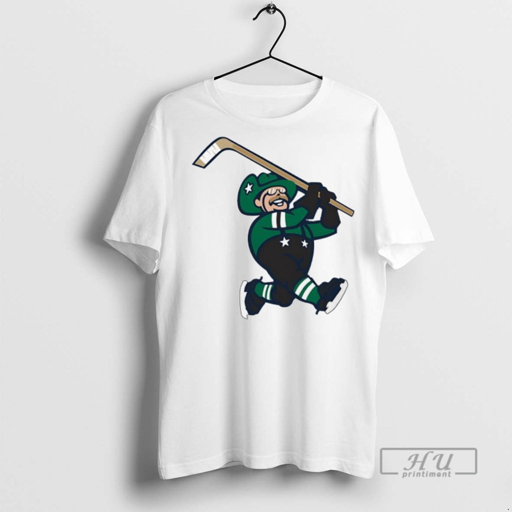 Officials Dallas Stars Hockey Mascot T Shirt