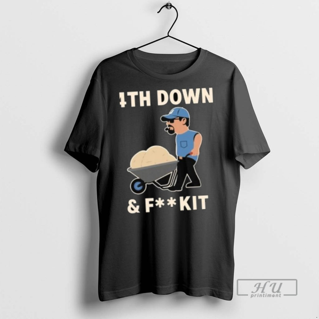 Officials Dan Campbell 4th Down And Fk It Long Sleve T Shirt