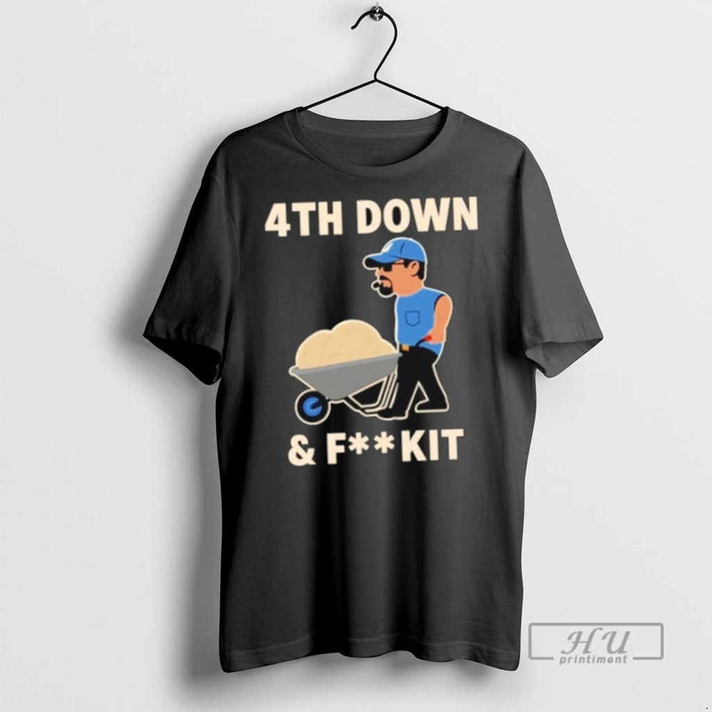 Officials Dan Campbell 4th Down And Fuck It T Shirt
