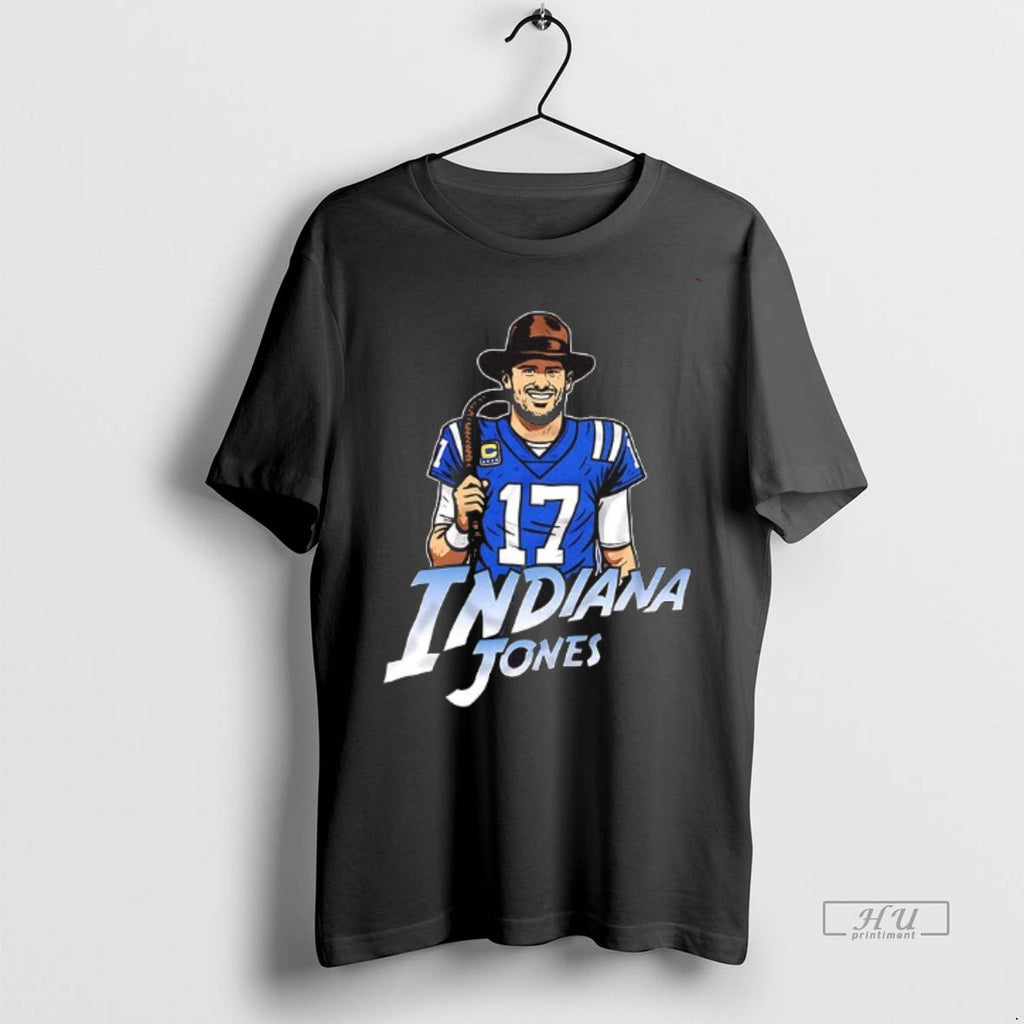 Officials Daniel Jones Indiana Jones Indianapolis Colts Football T Shirt Sweater