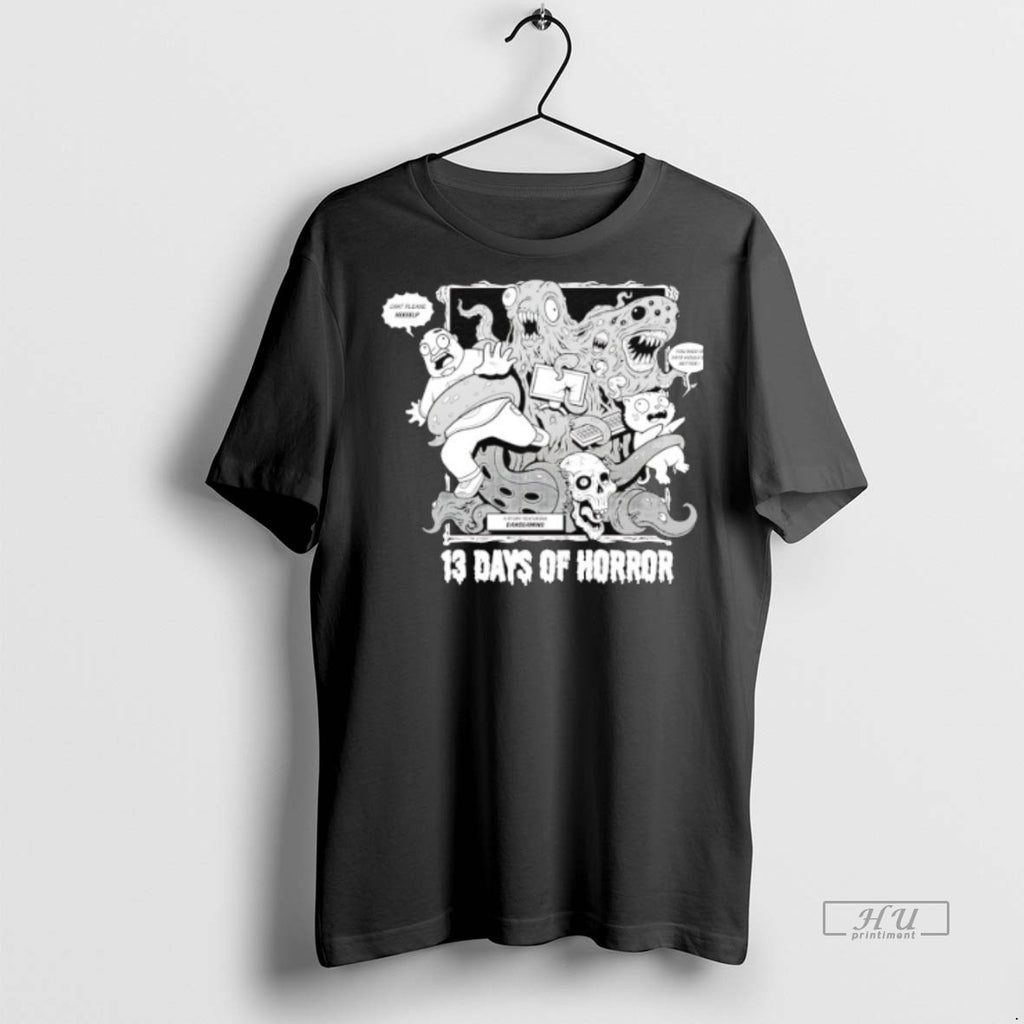 Officials Dansgaming Chat Please Heeeelp 13 Days Of Horror Monster Tee Shirt Sweater
