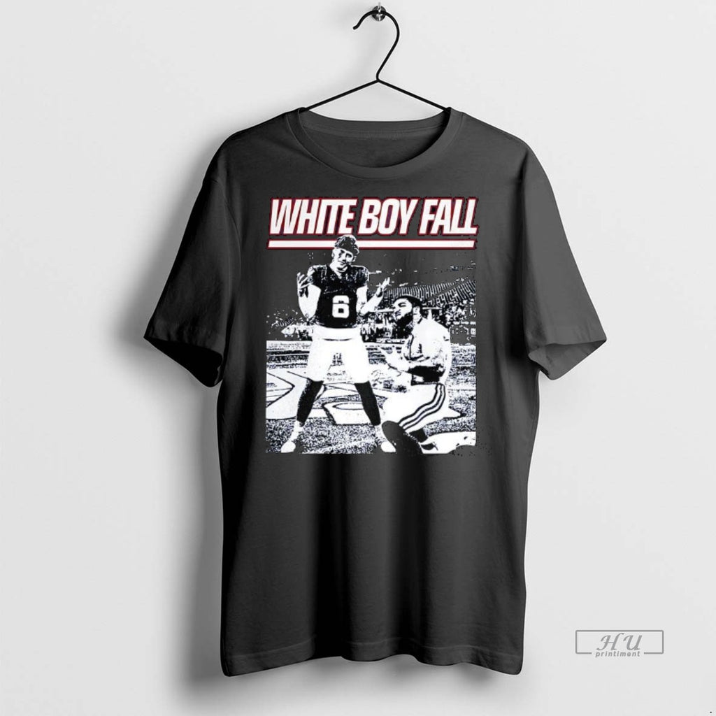 Officials Dart And Skattebo White Boy Fall Tee Shirt Sweater