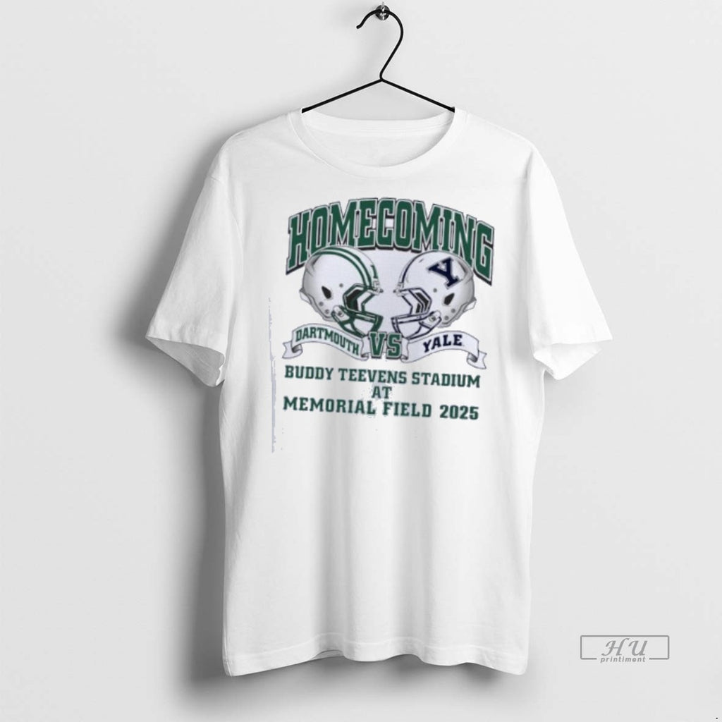 Officials Dartmouth Vs Yale Homecoming Buddy Teevens Stadium At Memorial Field 2025 Tee Shirt Sweater