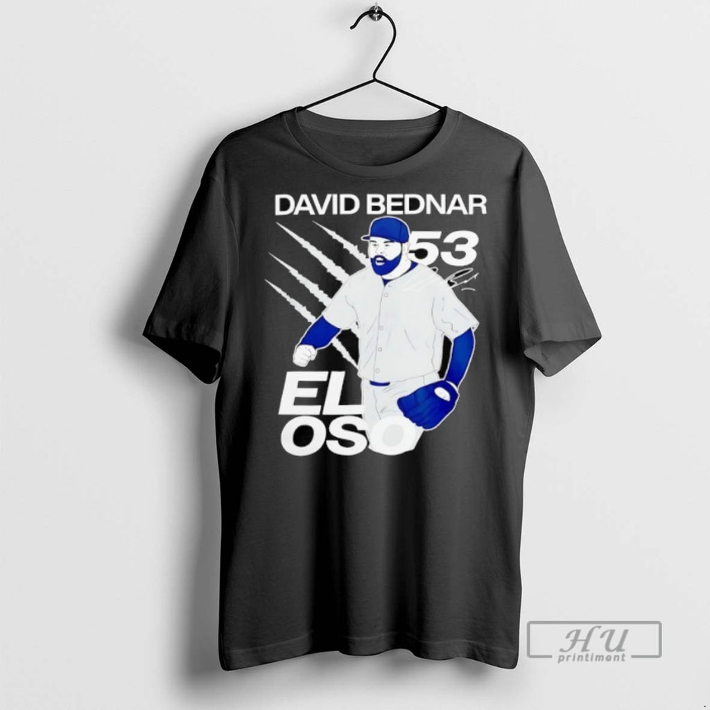 Officials David Bednar El Oso New York Yankees Baseball Signature T Shirt