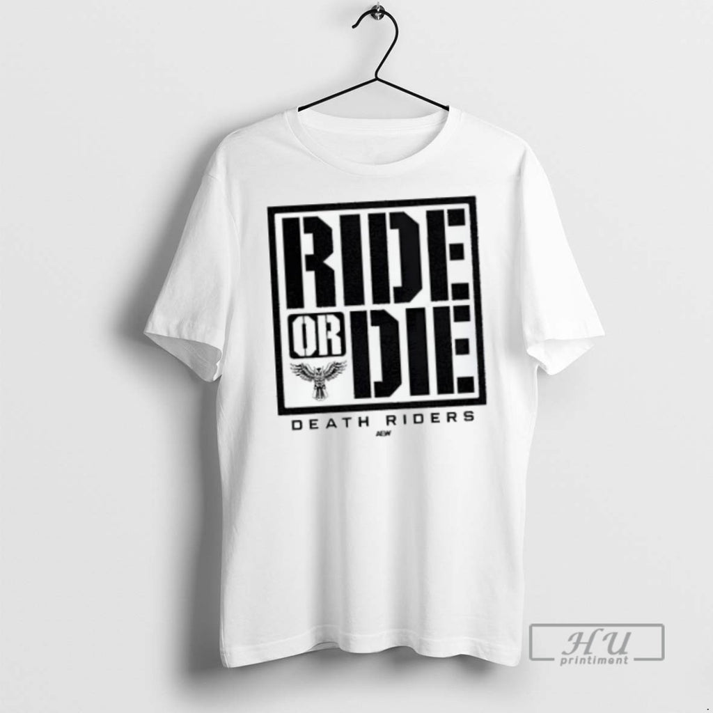 Officials Death Riders Ride Or Die Aew Graphic T Shirt