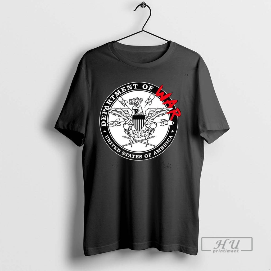 Officials Department Of War United States Of America Logo T Shirt