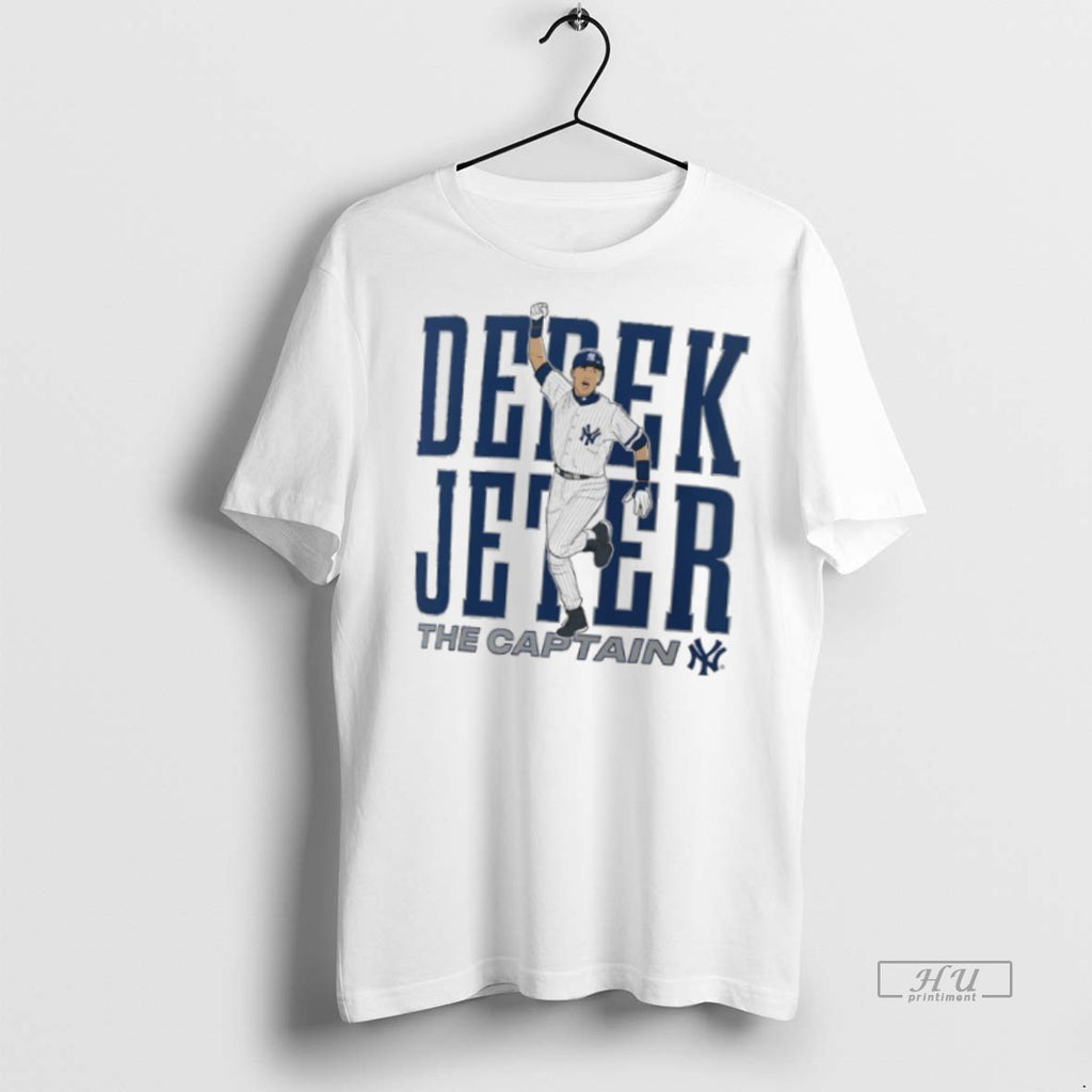 Officials Derek Jeter The Captain New York Yankees Cooperstown Player T Shirt Sweater