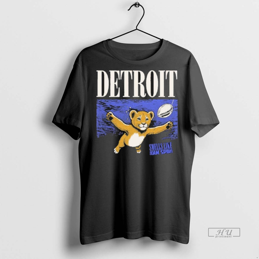 Officials Detroit Lions Smells Like Team Spirit T Shirt Sweater