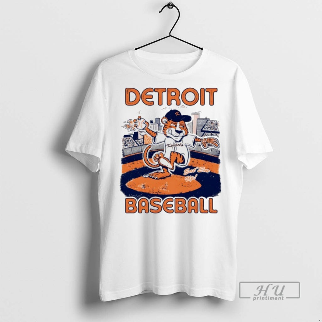 Officials Detroit Tigers Baseball Mascot Eat Em Up T Shirts