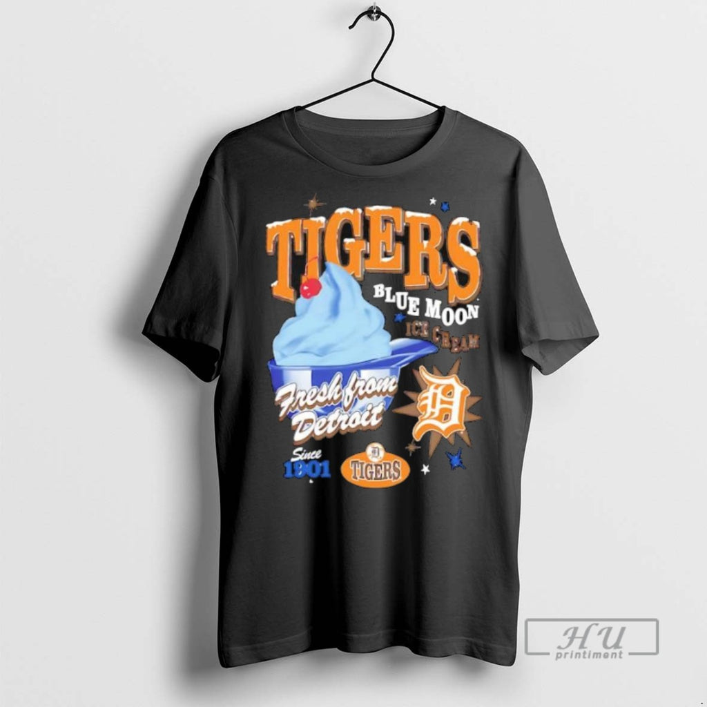 Officials Detroit Tigers Ice Cream Parlor Foundation Blue Moon Fresh From Detroit Since 1901