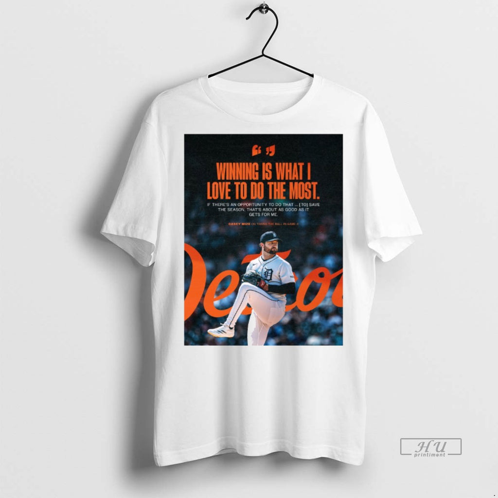 Officials Detroit Tigers Winning Is What I Love To Do The Most Casey Mize On