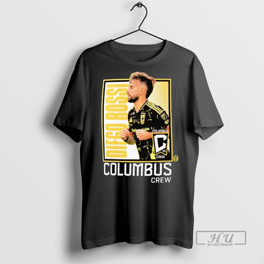 Officials Diego Rossi Columbus Crew Portrait T Shirts