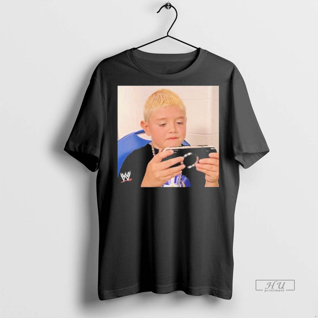 Officials Dominik Mysterio Young Playing Psp Tee Shirt Sweater
