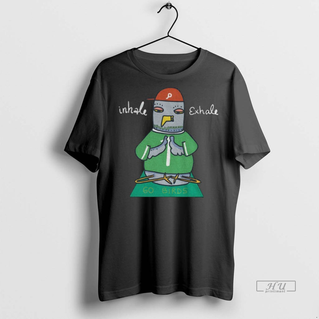 Officials Dove Philadelphia Phillies Mlb Baseball Inhale Exhale Go Birds Tee Shirt Sweater