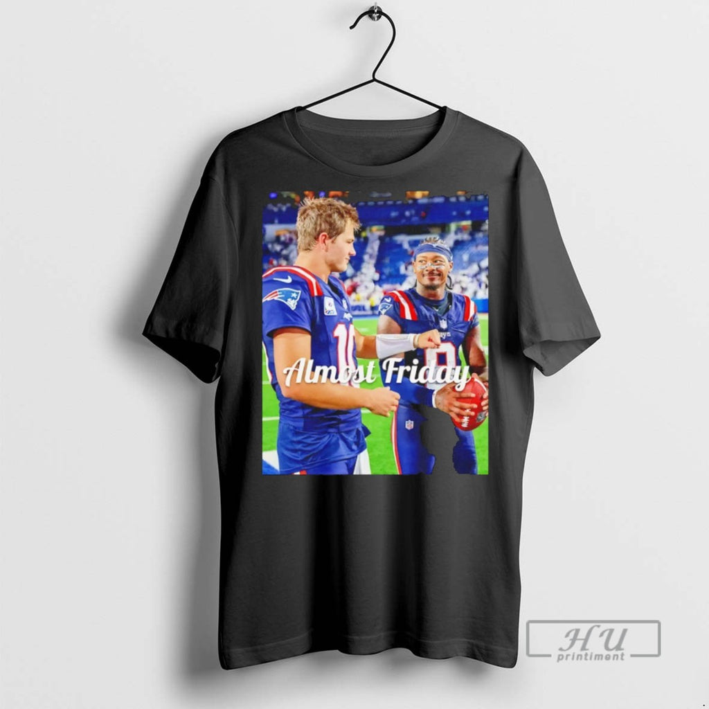 Officials Drake Maye And Diggs Almost Friday T Shirts Sweatshirt Hoodies