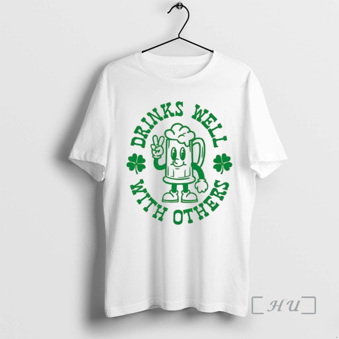 Officials Drinks Well With Others Shamrock St Patricks Day