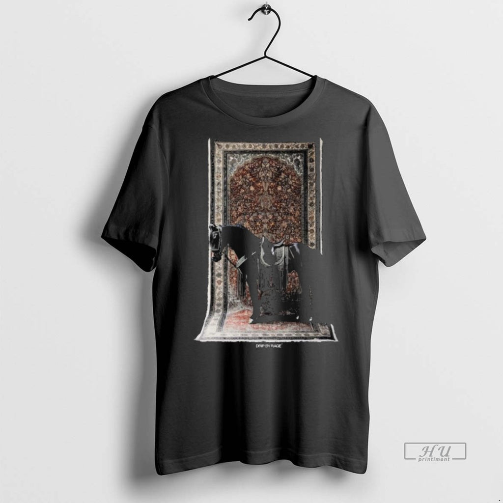 Officials Drip By Rage Royalty Big Print Boxy Long Sleve Tee Shirt Sweater