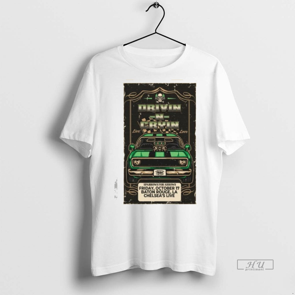 Officials Drivin N Cryin Baton Rouge La October 17 2025 Concert Tee Shirt Sweater