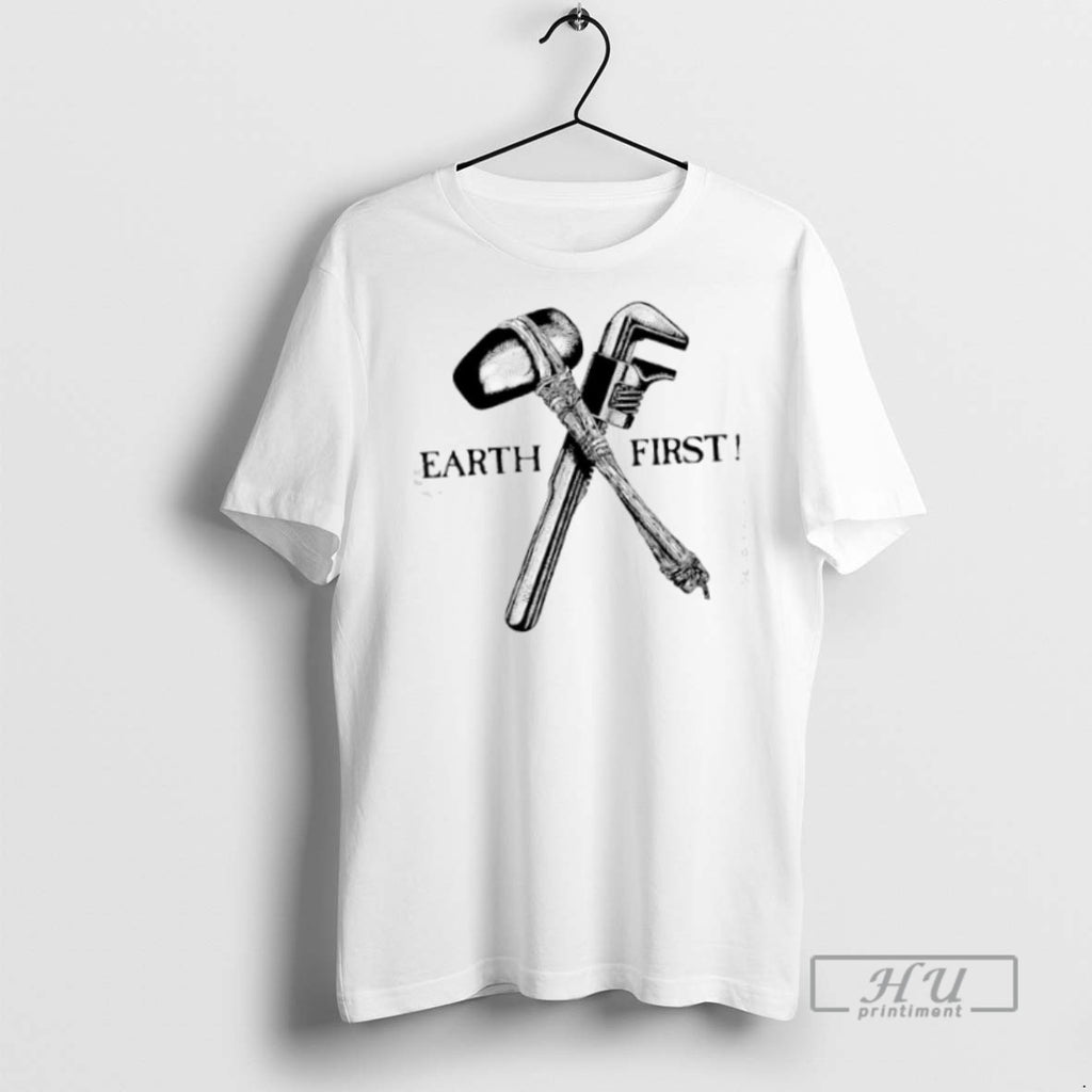 Officials Earth First Graphic T Shirt