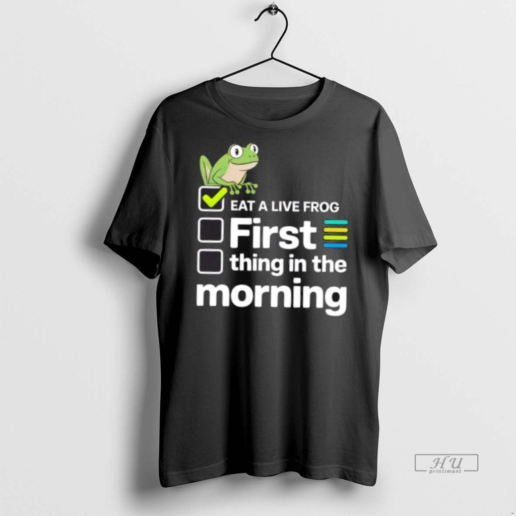 Officials Eat A Live Frog First Thing In The Morning Mark Twain T Shirt Sweater