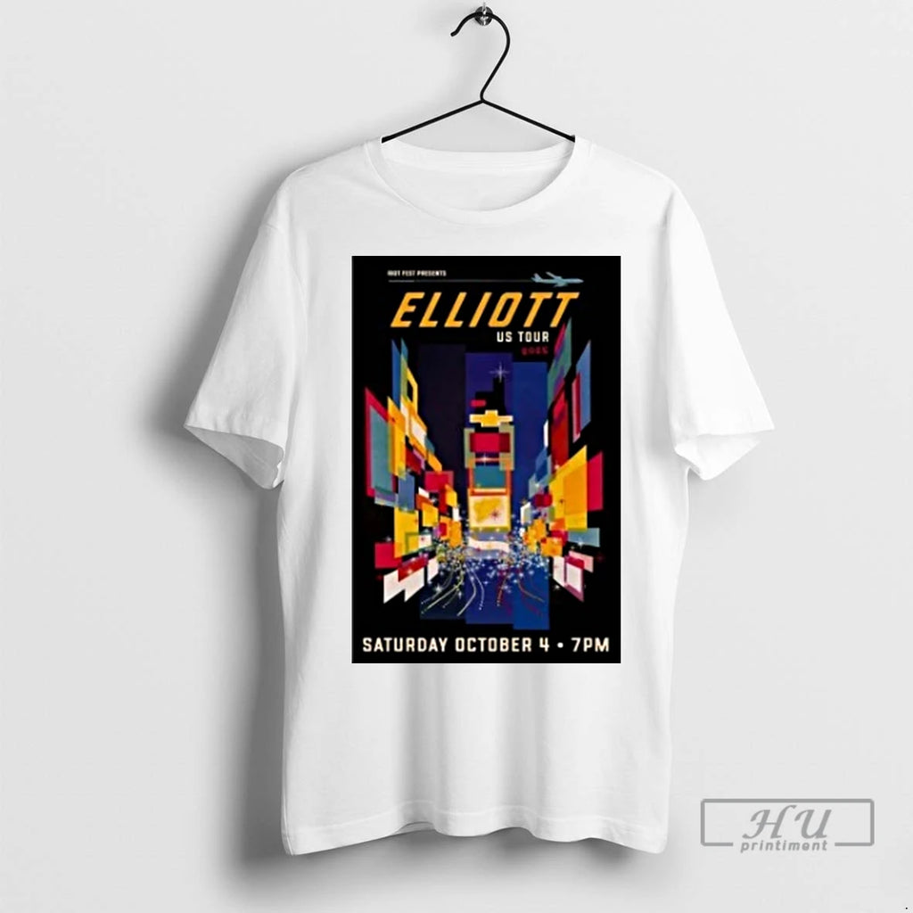 Officials Elliott October 4 2025 Riot Fest T Shirts