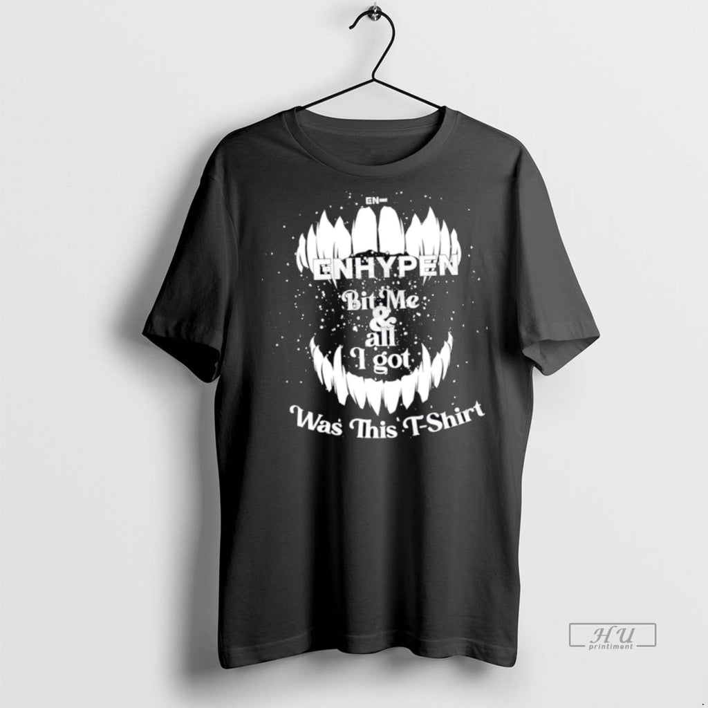 Officials Enhypen Bit Me All Mi Got Was This Tee Shirt Sweater